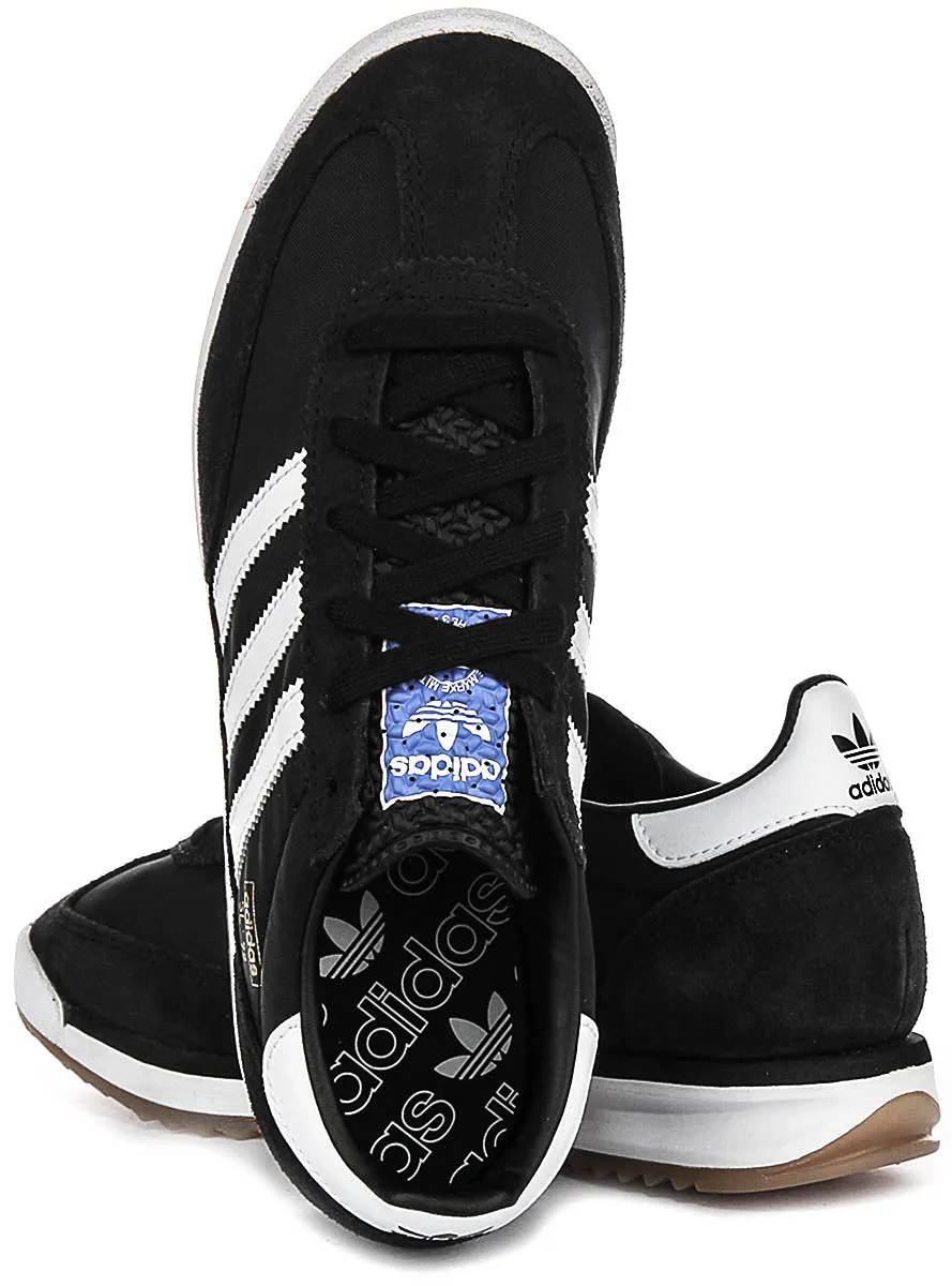 Adidas SL 72 RS Trainers In Black White Shoes Adidas