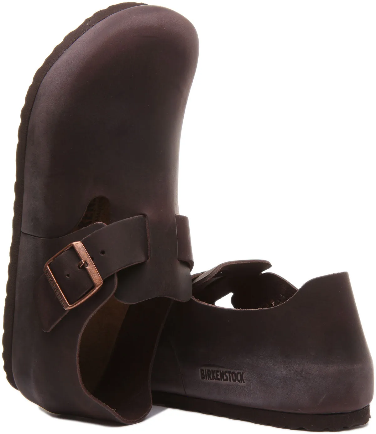 Birkenstock London Bs In Dark Brown For Men | Regular Fit Shoes Birkenstock