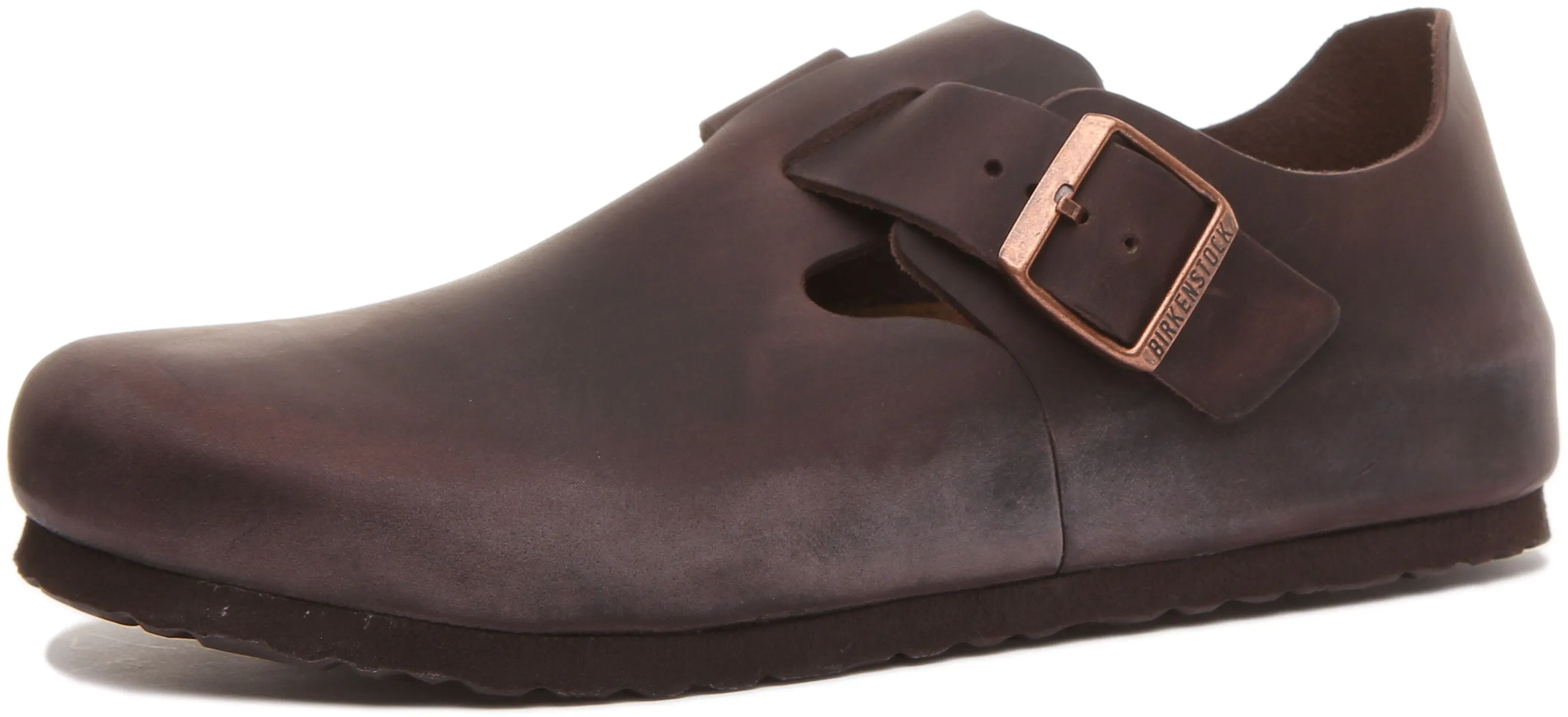 Birkenstock London Bs In Dark Brown For Men | Regular Fit Shoes Birkenstock