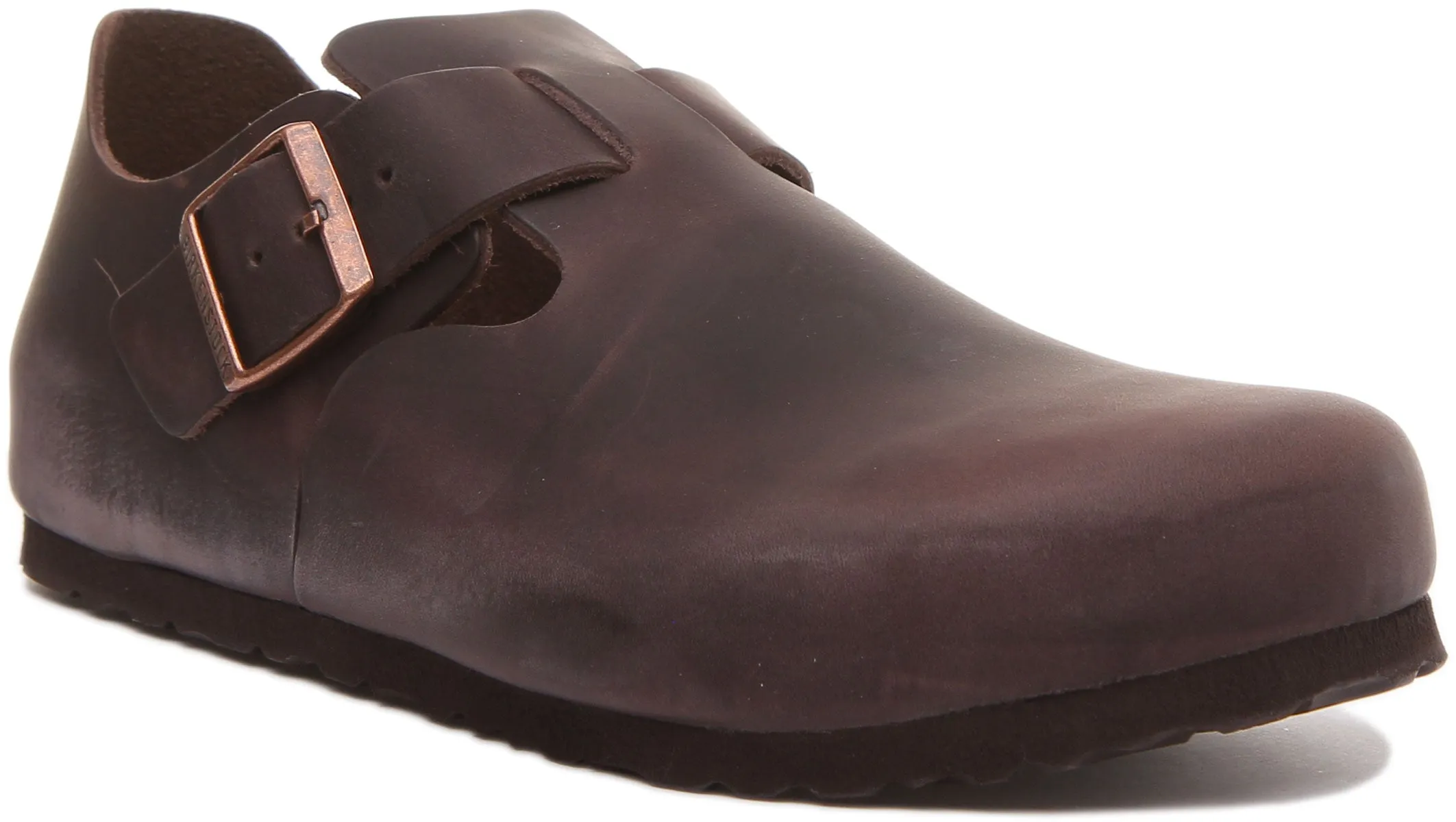 Birkenstock London Bs In Dark Brown For Men | Regular Fit Shoes Birkenstock