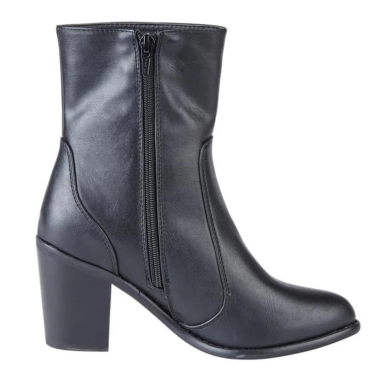 Black Pu Boots