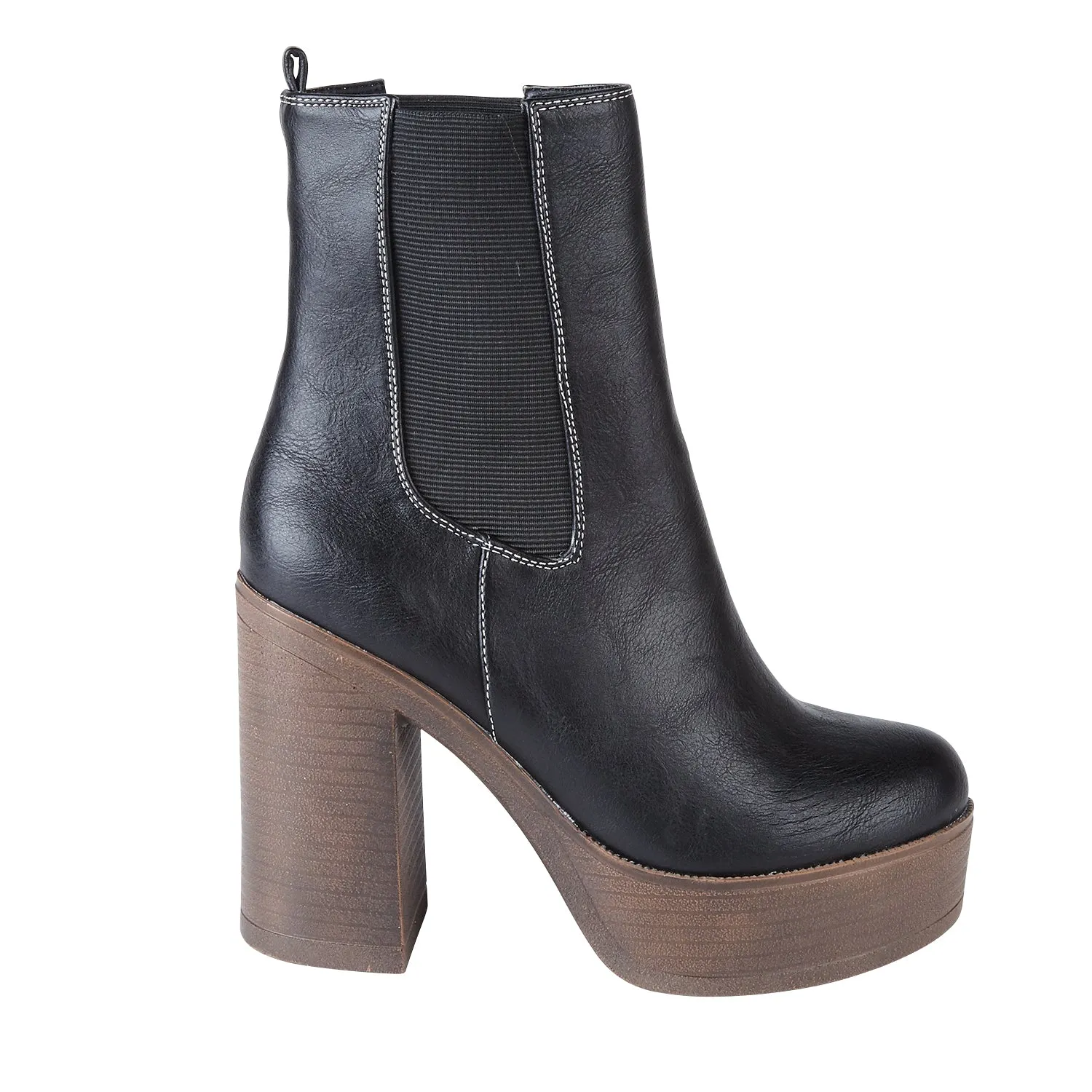 Black Pu Boots