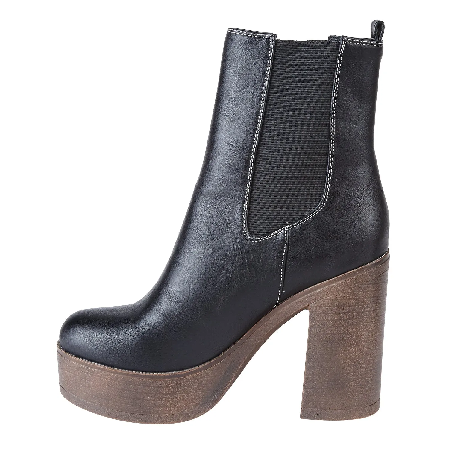 Black Pu Boots