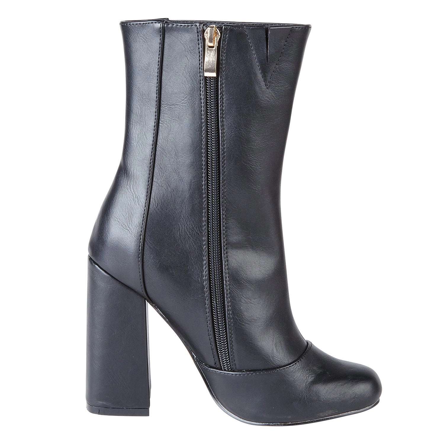 Black Pu Boots