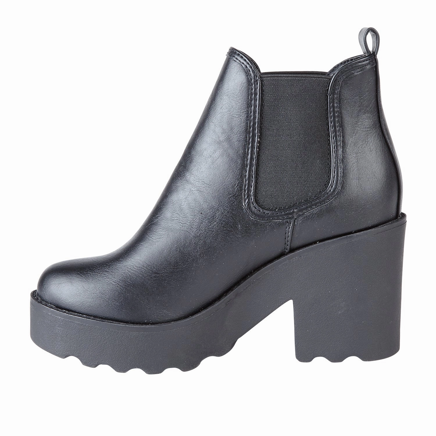 Black Pu Boots