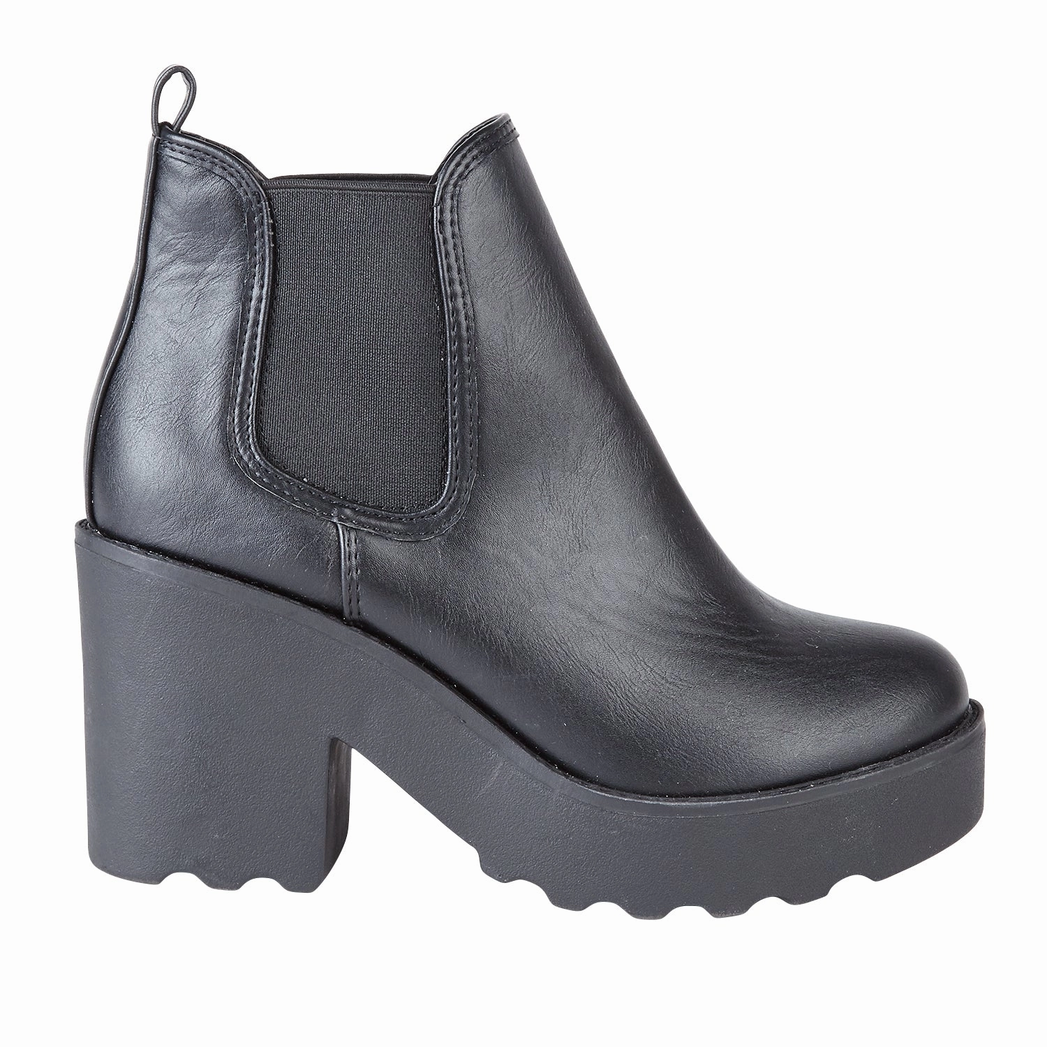 Black Pu Boots