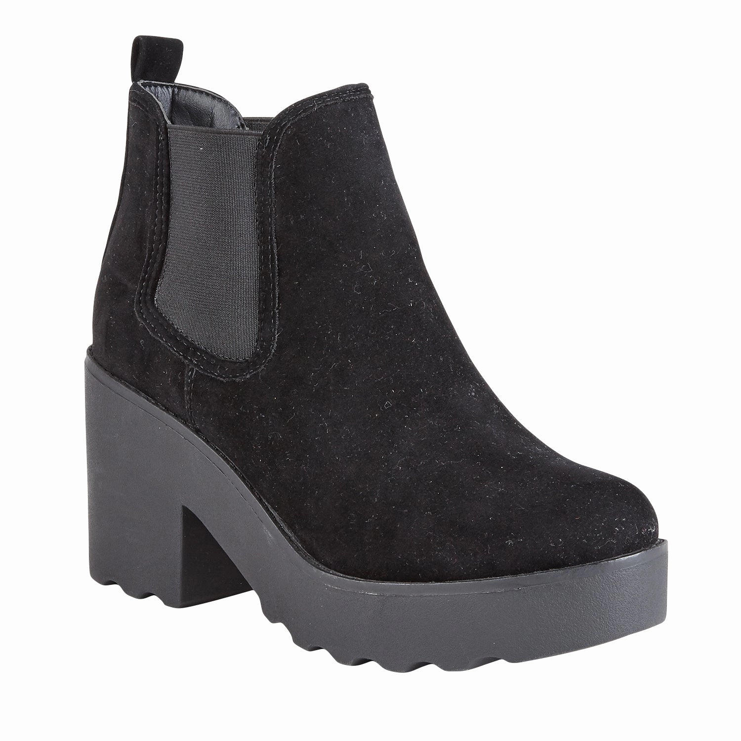 Black Suedette Boots