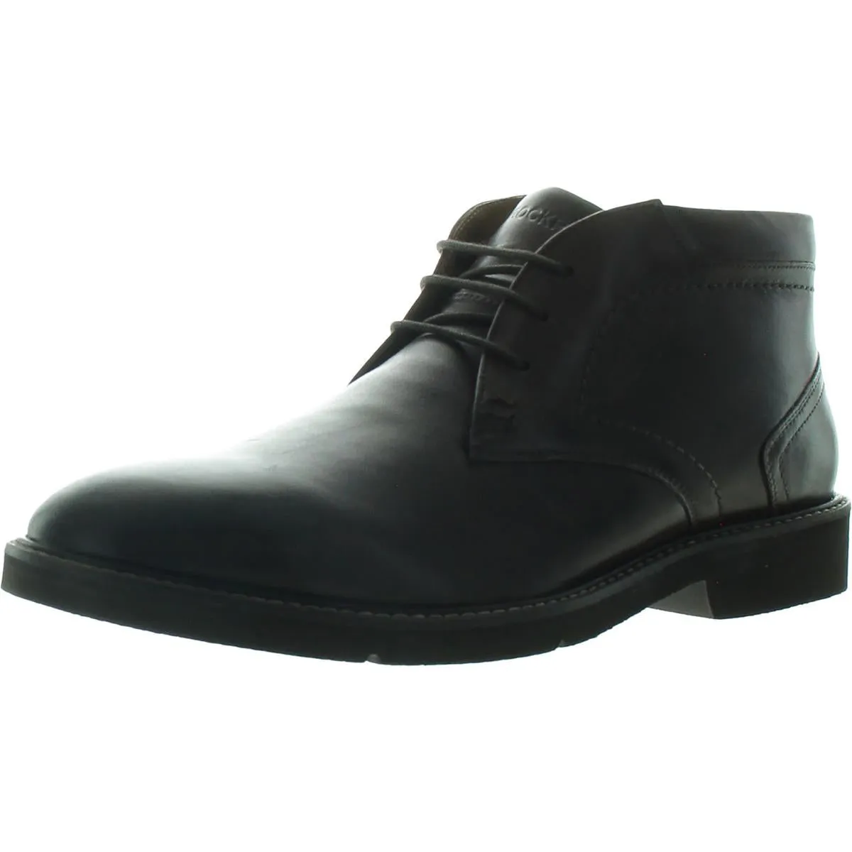 FLYNN Mens Lace-Up Leather Chukka Boots
