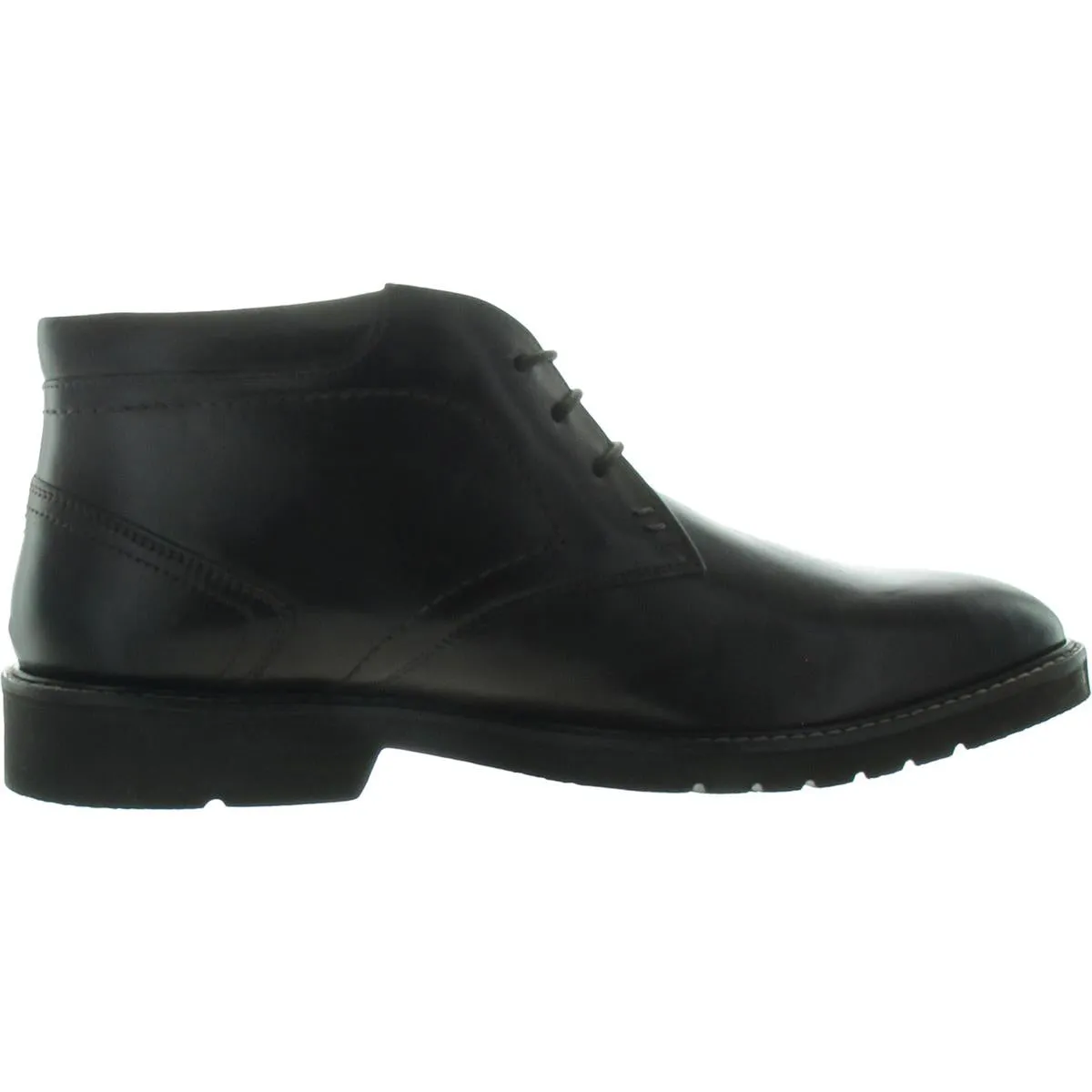 FLYNN Mens Lace-Up Leather Chukka Boots