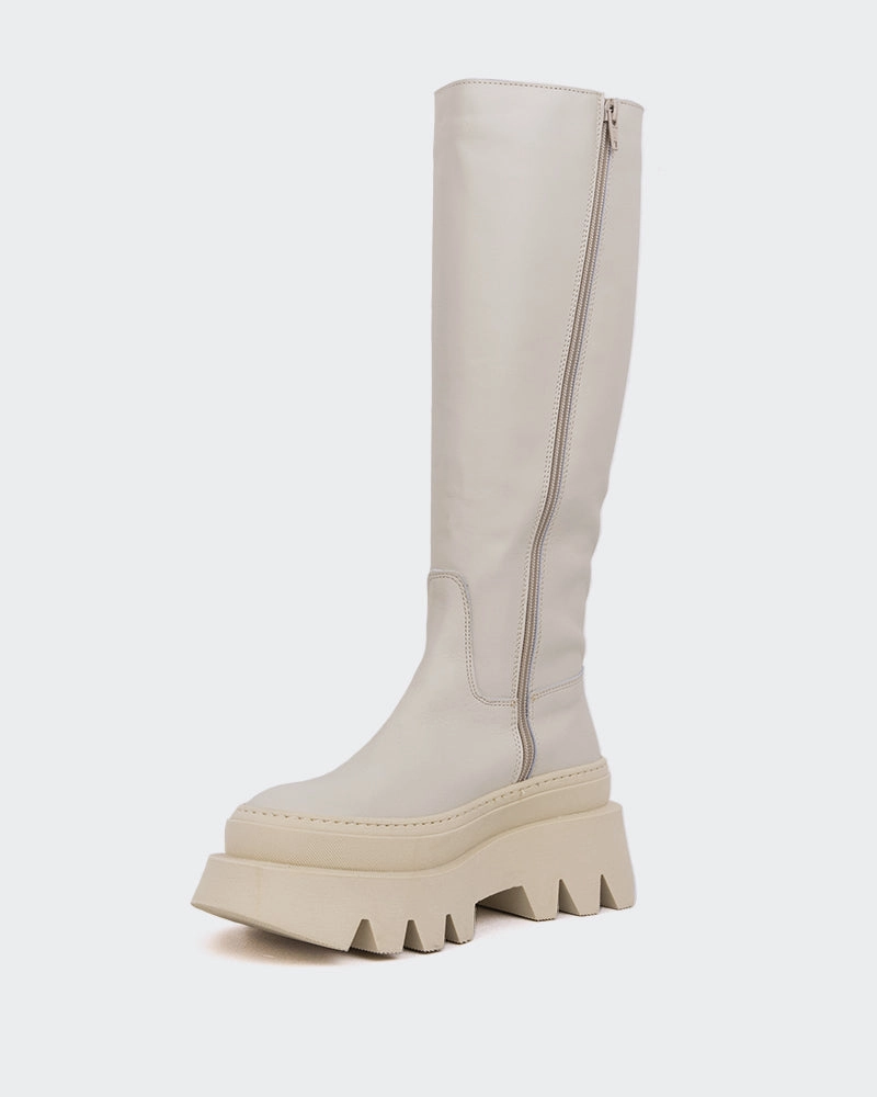 Mahone Beige Leather