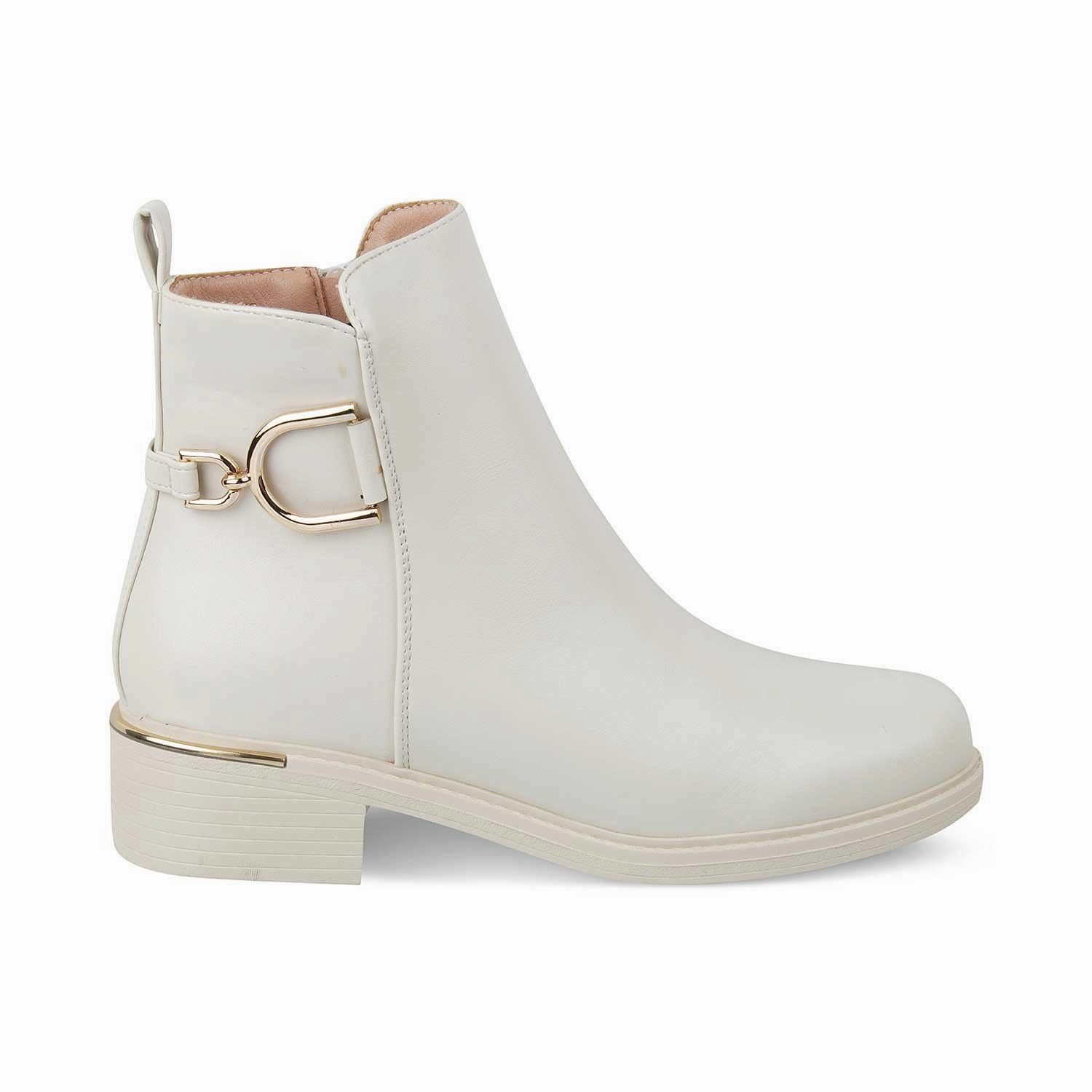 The Lilly Beige Women's Ankle-length Boots Tresmode